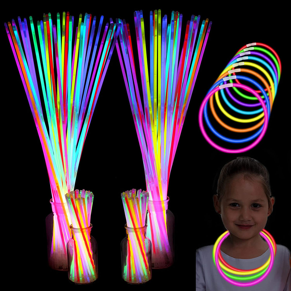 300 Pack Glow Sticks