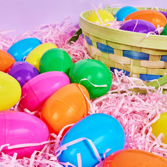 100Pcs Colorful Easter Egg Shell 3.15in