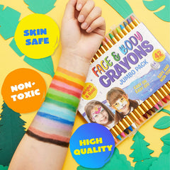42 Pcs Face and Body Paint Crayons