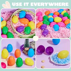 100Pcs Colorful Easter Egg Shell 3.15in
