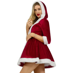 Women Christmas Mrs Santa Claus Costume