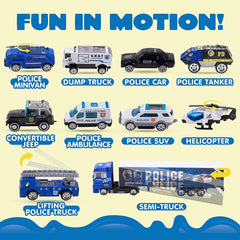 Die-cast Police Patrol Rescue Truck