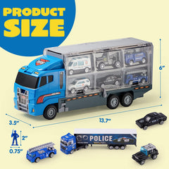 Die-cast Police Patrol Rescue Truck