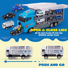Die-cast Police Patrol Rescue Truck