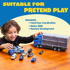 Die-cast Police Patrol Rescue Truck