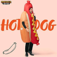 Full Body Hotdog Inflatable Costume
