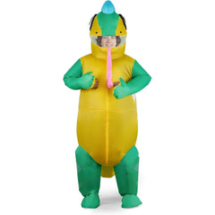Full Body Light-up Chameleon Inflatable Costume