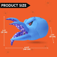 Halloween Inflatable Blue Octopus Trunk Or Treat Car Decor
