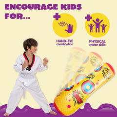 Inflatable Bopper Punching Bag with Bounce-Back Action