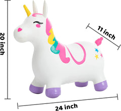 Joyin Bouncy Unicorn Hopper (White)