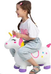 Joyin Bouncy Unicorn Hopper (White)