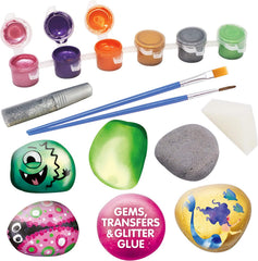 KLEVER KITS - Rock Painting Kit, 12 Rocks