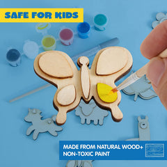 KLEVER KITS - Wooden Magnet, 12 Pcs