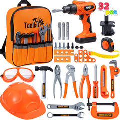 Kids Construction Tool Toy Set,32 Piece
