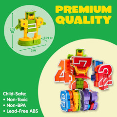 Number Robot Action Figure