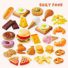 PLAY-ACT - Play Food Set,135 Pieces
