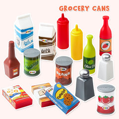 PLAY-ACT - Play Food Set,135 Pieces