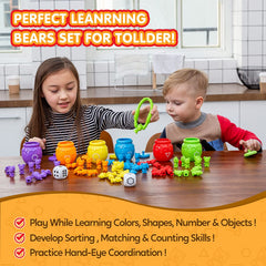 PLAY-ACT Counting and Sorting Bears Toy Set