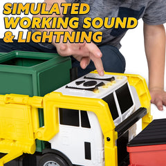 PLAY-ACT Large Garbage Truck Toy