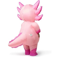 Audlt Full Body Axolotl Inflatable Costume-M