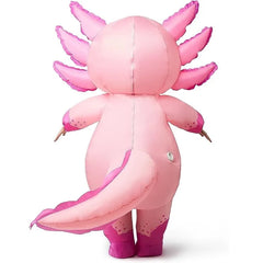 Audlt Full Body Axolotl Inflatable Costume-M
