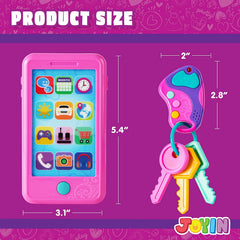 Play Smart Phone, Key Toy And Credit Cards Set