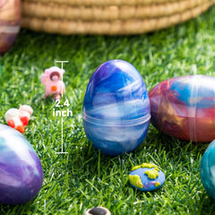 24Pcs Putty Slime and Toys Prefilled Easter Eggs