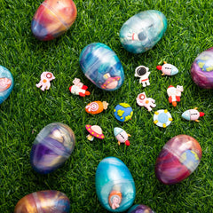 24Pcs Putty Slime and Toys Prefilled Easter Eggs