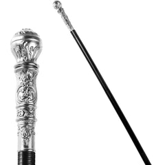 Halloween Silver Costume Walking Cane 1pc