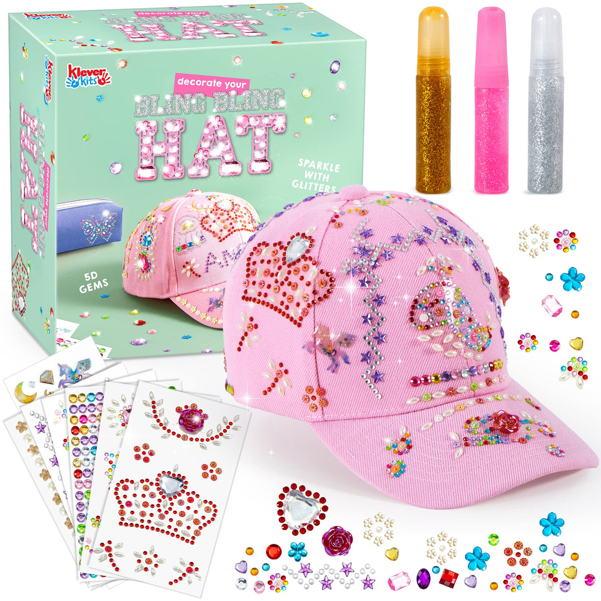 KLEVER KITS - Decorate Your Own Baseball Cap
