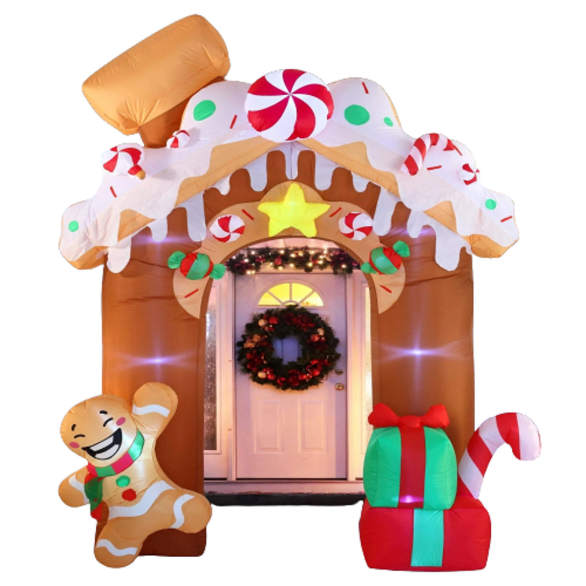 10ft Tall Gingerbread House Archway Inflatable