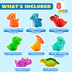 8 Packs Light-Up Bath Toys