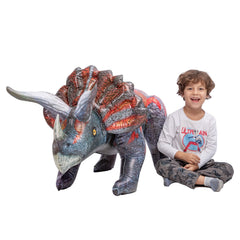63" Inflatable Triceratops