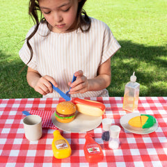 PLAY-ACT - Barbecue Food and Accessories Toy Set, 27 Pcs