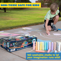 Washable Sidewalk Jumbo Chalk Set