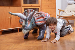 63" Inflatable Triceratops