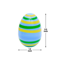 200Pcs Printed Plastic Easter Egg Shells 2.3in