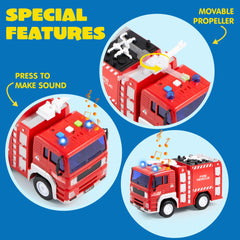 Friction Powered City Hero Play Set