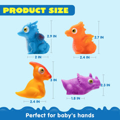 8 Packs Light-Up Bath Toys