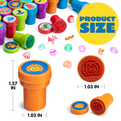 Self Ink Stampers - 100 Pcs