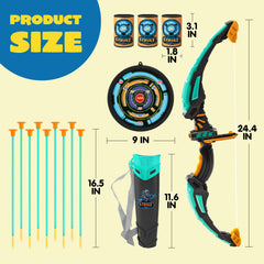 Standard Sized 1 Pack Graviton Bow and Arrow Archery Toy Set