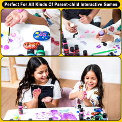 Washable Kids Tempera Paint Set, 12 Pcs