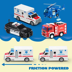 Friction Powered City Hero Play Set
