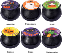 Halloween Witch Cauldron Bath Bomb with Mochi Squishy, 6 Pack