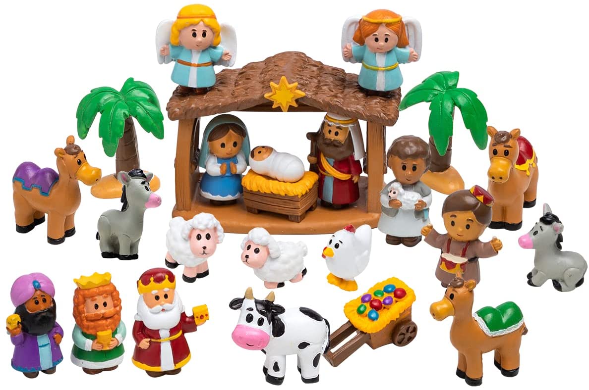 Mini Nativity Figurine Advent Calendar