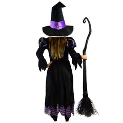 Cute Witch Costume Deluxe Set for Girls