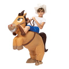 Inflatable Ride-On Cowboy Costume - Child