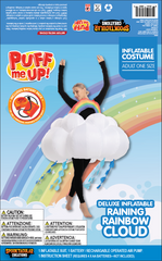 Raining Rainbow Cloud Inflatable - Adult