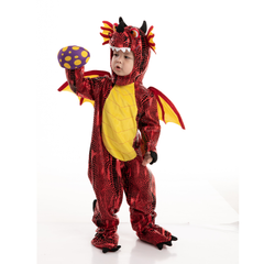 Red Dragon Costume Cosplay - Child