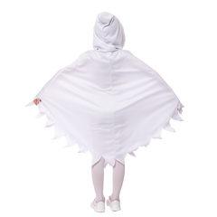 Scary Smiling Ghost Dress with Hood - Child